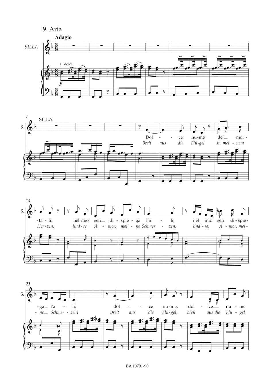 Handel Lucio Cornelio Silla HWV 10 -Opera in 3 Acts-