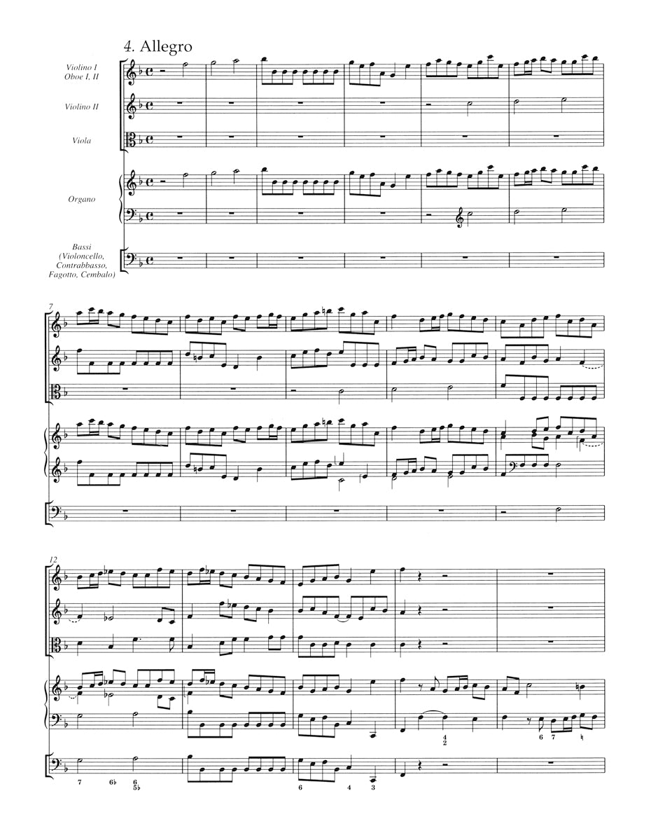 Handel Concerto for Organ and Orchestra F Major op. 4/4 HWV 292