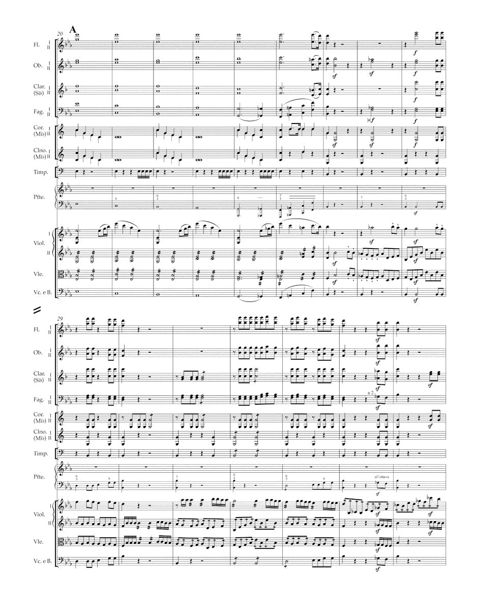 Beethoven Concerto for Pianoforte and Orchestra Nr. 5 E-flat major op. 73 Full score