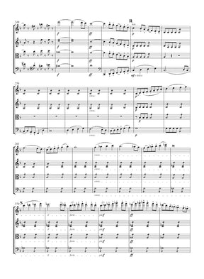 Beethoven String Quartets op. 59 Miniature Score
