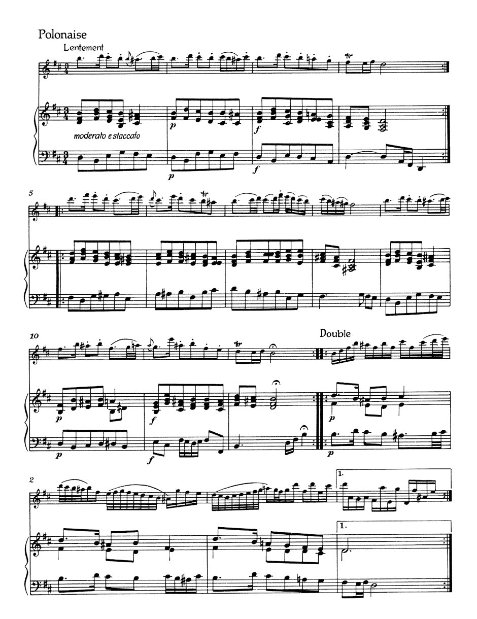 Bach Overture (Orchestal Suite) for Flute and Harpsichord Obbligato (Piano) B minor (according to BWV 1067)