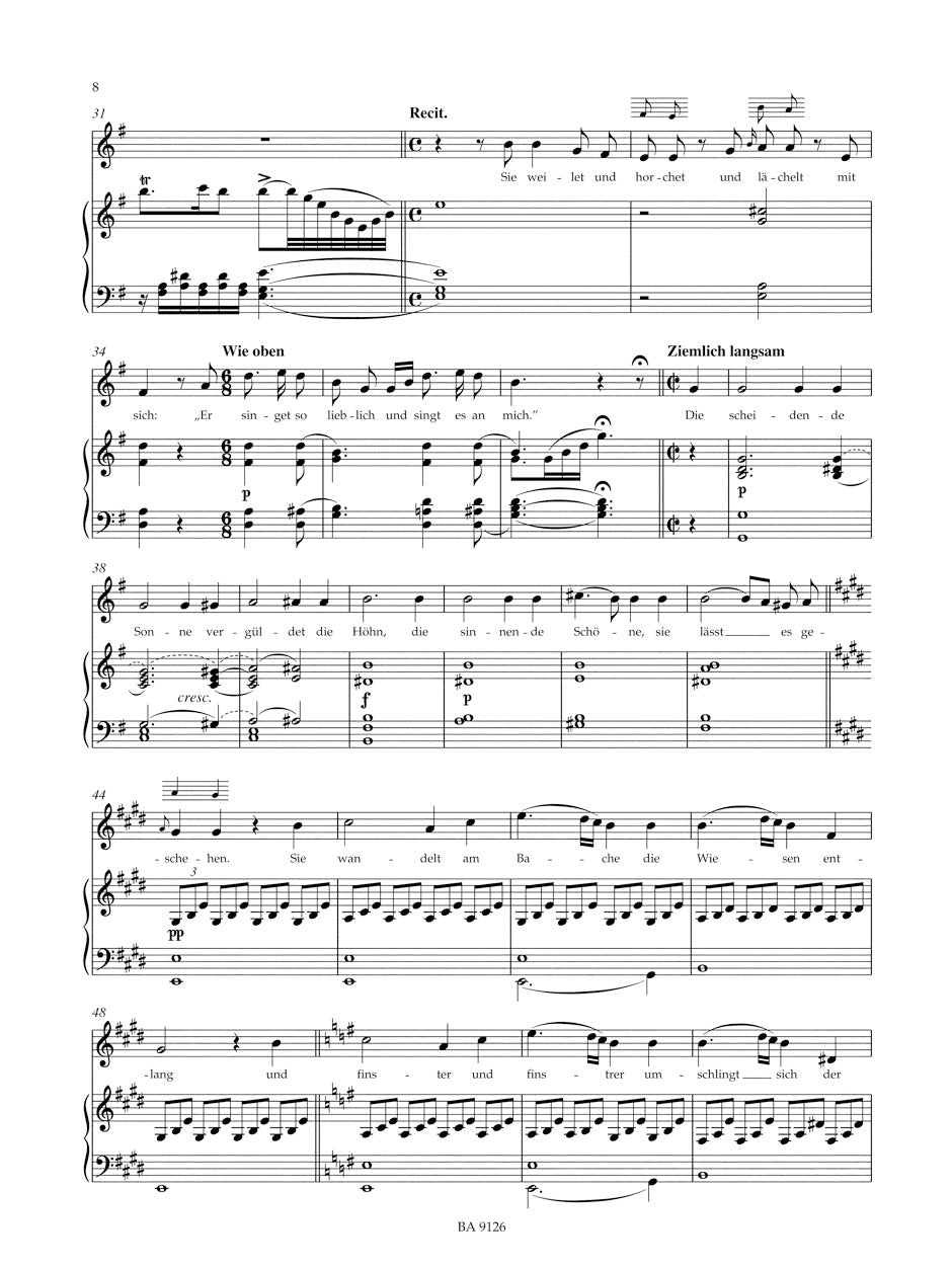 Schubert Lieder, Volume 6 (Medium Voice)