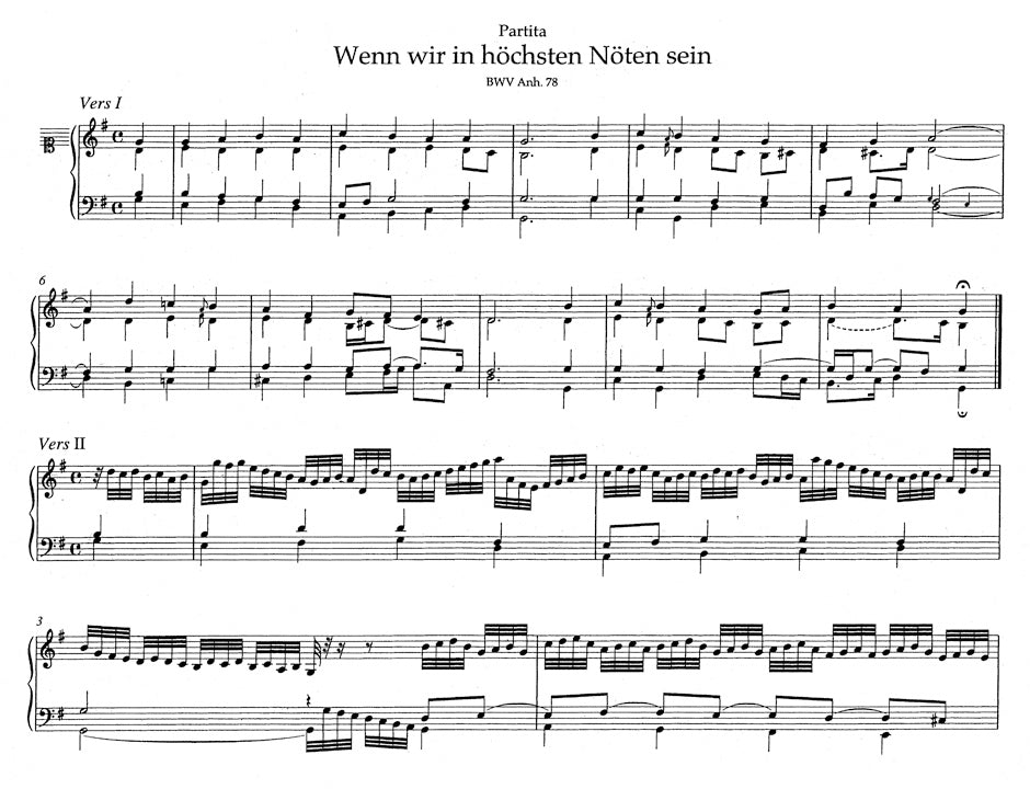 Bach Organ Works, Volume 11 -Freely Composed Organ Works. Chorale Partitas from Miscellaneous Sources-