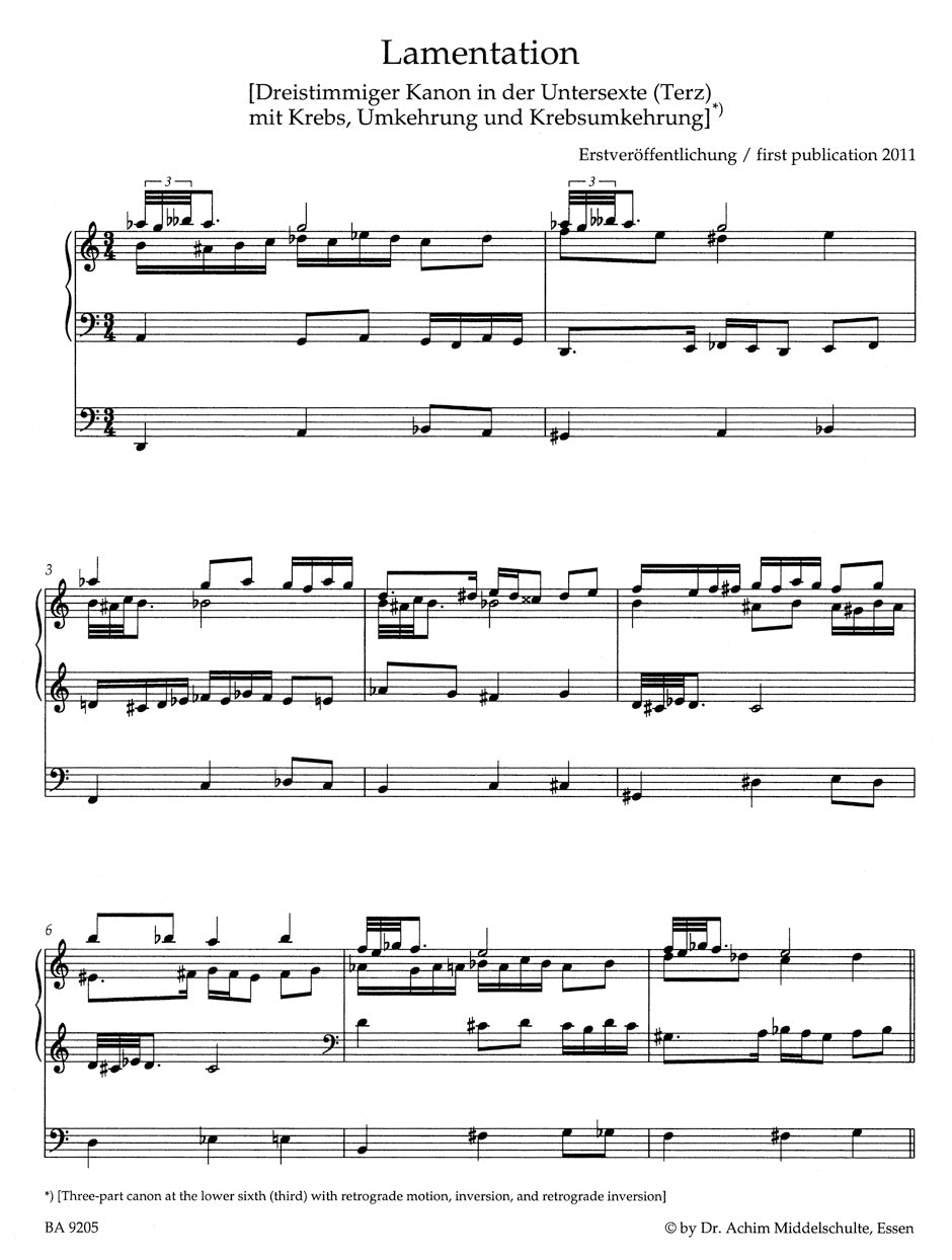 Middelschulte Original Compositions 5