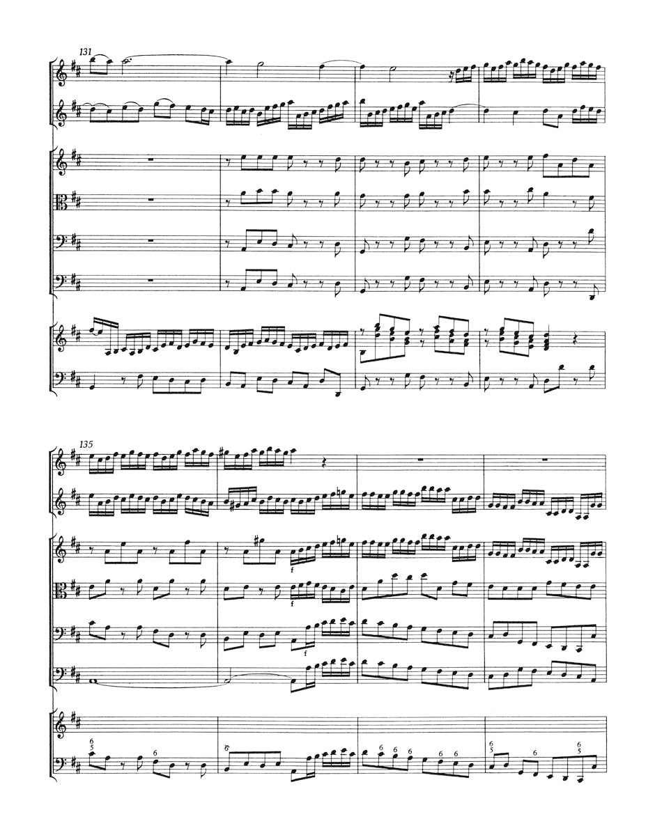Bach Brandenburg Concerto No. 5 and Concerto No. 5 "Early Version" D major BWV 1050, BWV 1050a