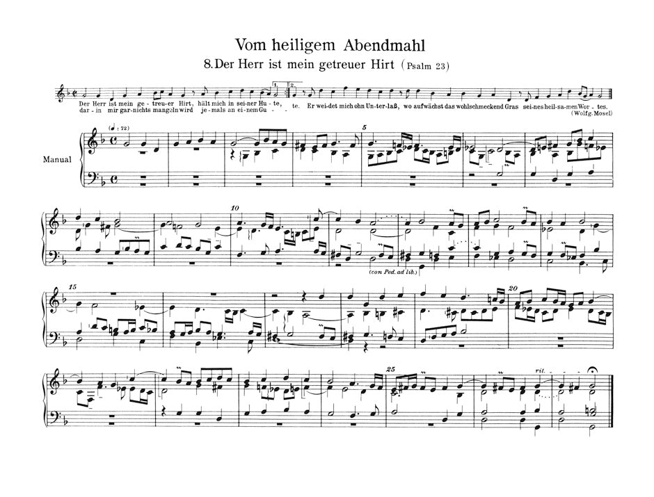 Pachelbel Selected Organ Works, Volume 3 -Chorale Preludes, Part II-