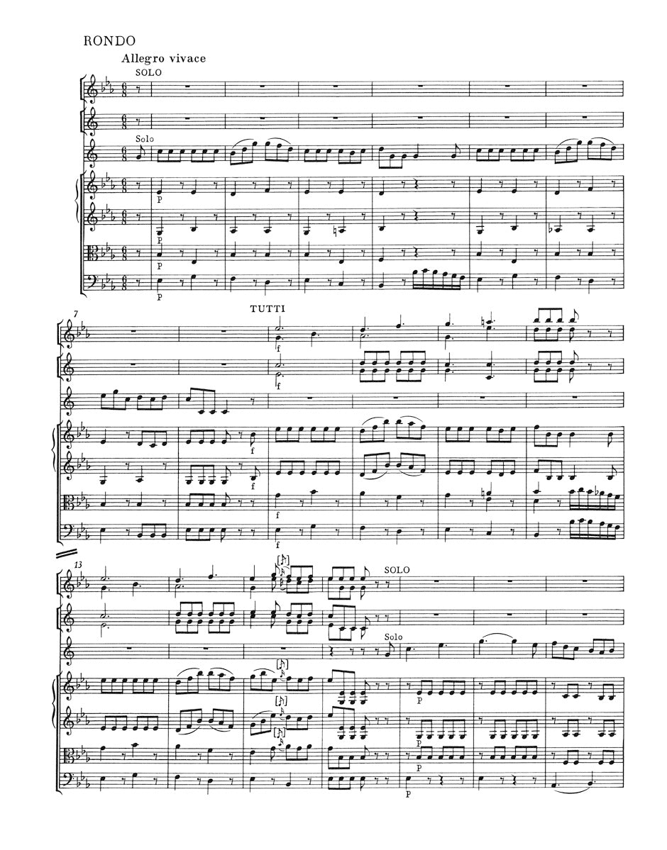 Mozart Concerto for Horn and Orchestra Nr. 4 E-flat major K. 495