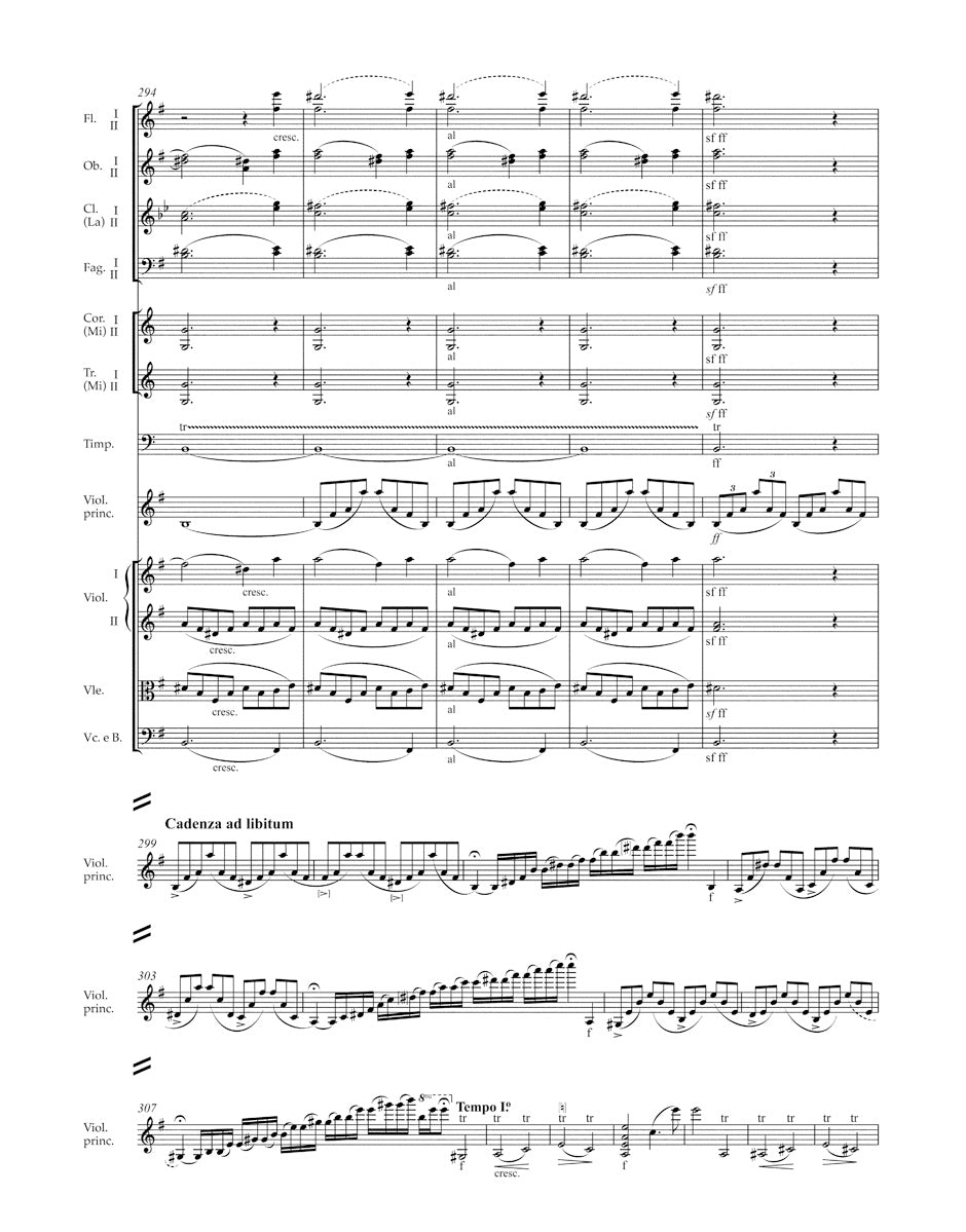 Mendelssohn Concerto for Violin and Orchestra E minor op. 64 (Second version 1845)