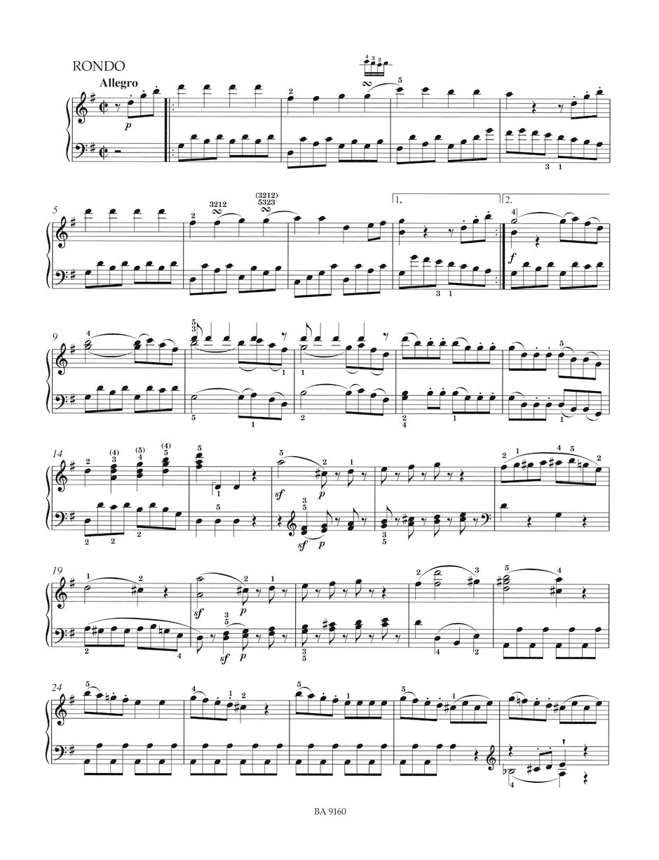 Mozart Serenade in G major "Eine kleine Nachtmusik" for strings K. 525 (Arranged for piano)