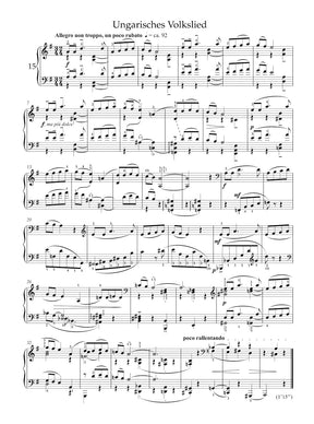 Bartok Easy Piano Pieces and Dances