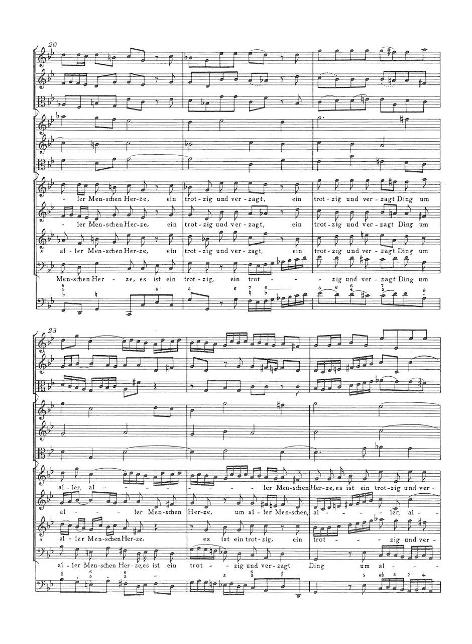 Bach Es ist ein trotzig und verzagt Ding BWV 176 -Cantata for Trinity Sunday- Study Score