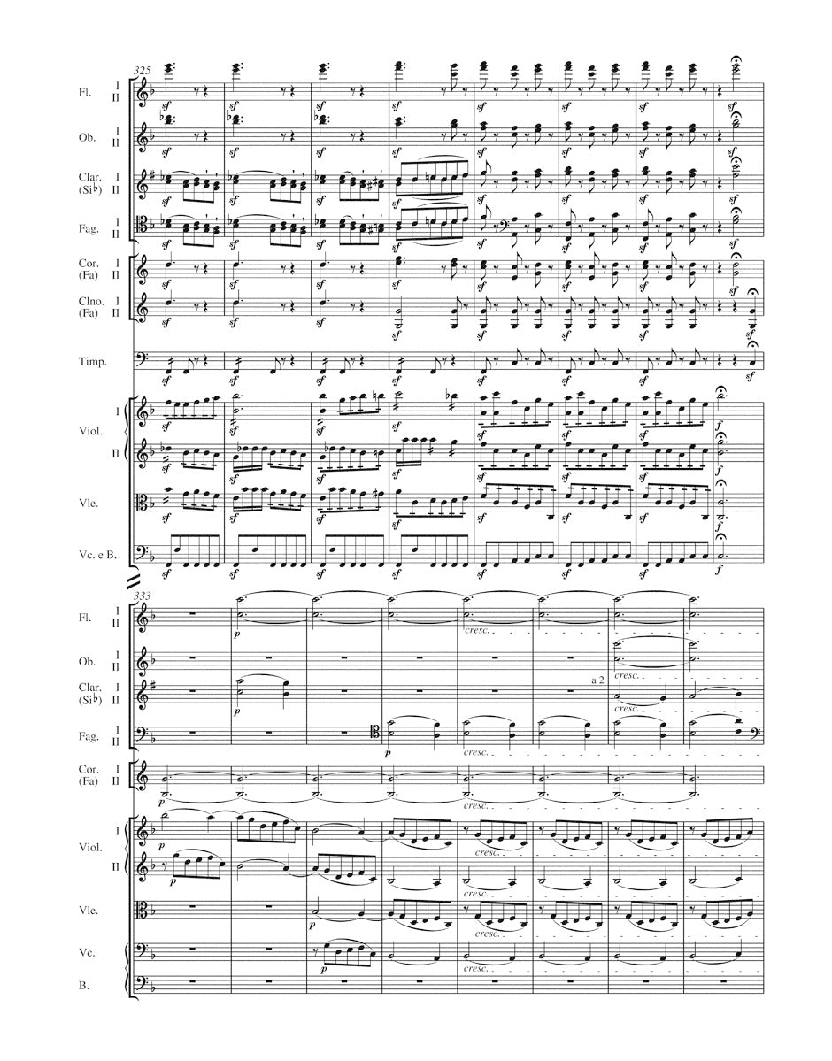 Beethoven Symphony No. 8 F major op. 93 Full Score