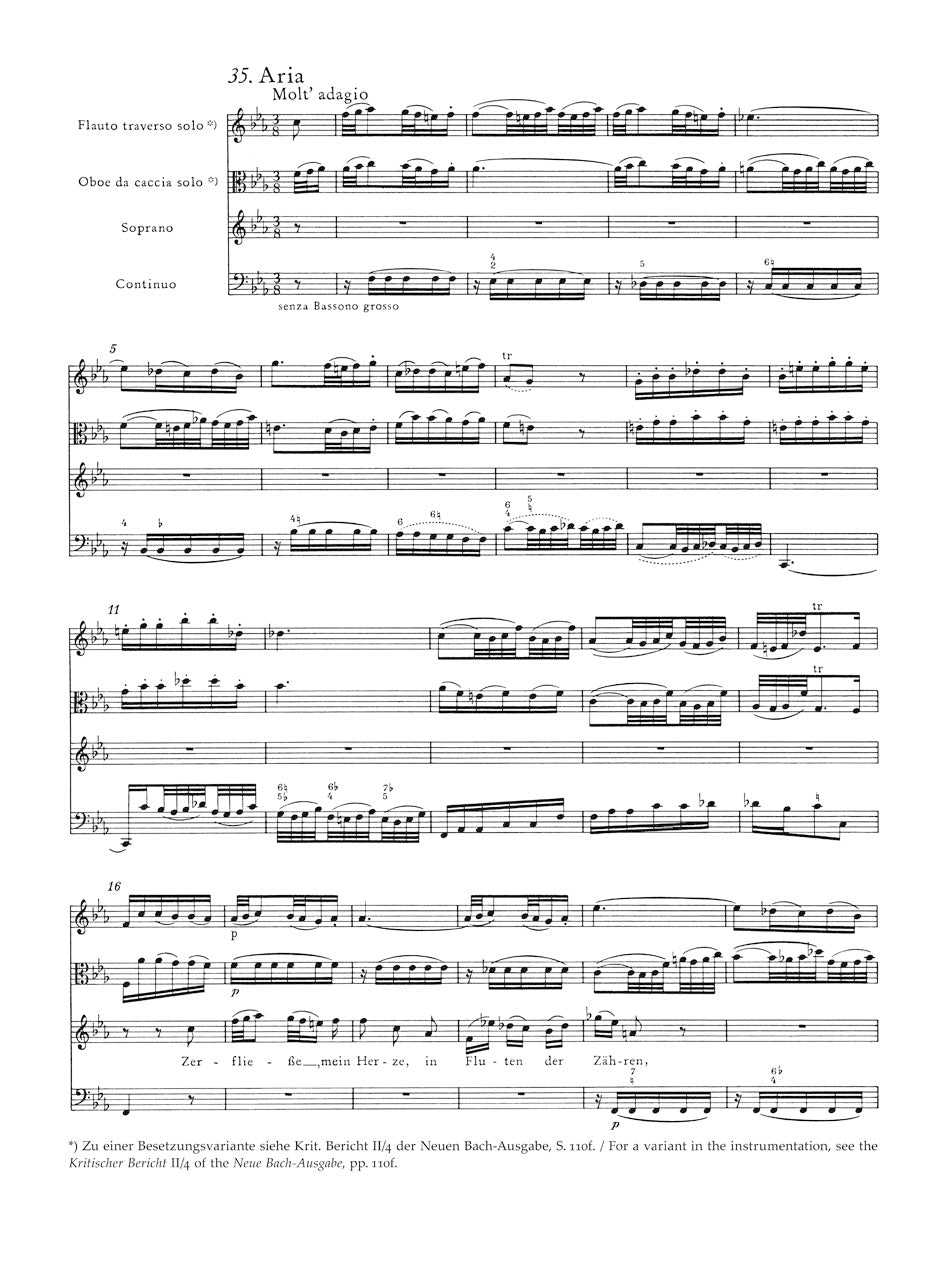 Bach St. John Passion BWV 245 Study Score
