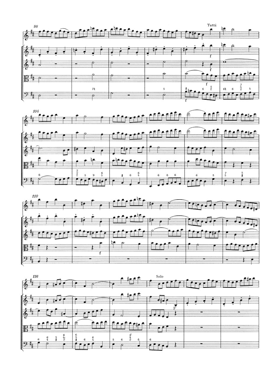 Bach Overture (Orchestral Suite) B minor BWV 1067 Study Score