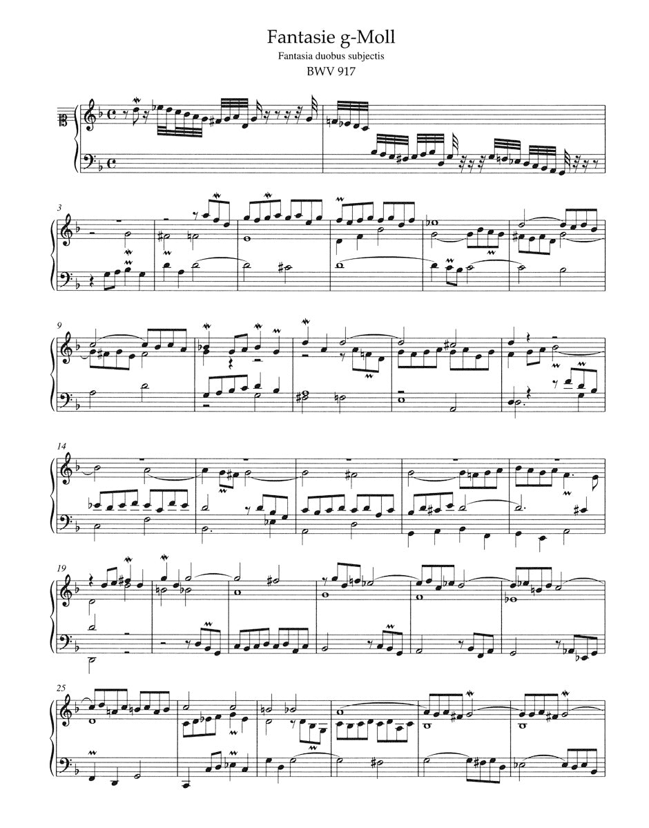 Bach: Miscellaneous Works for Piano Volume I