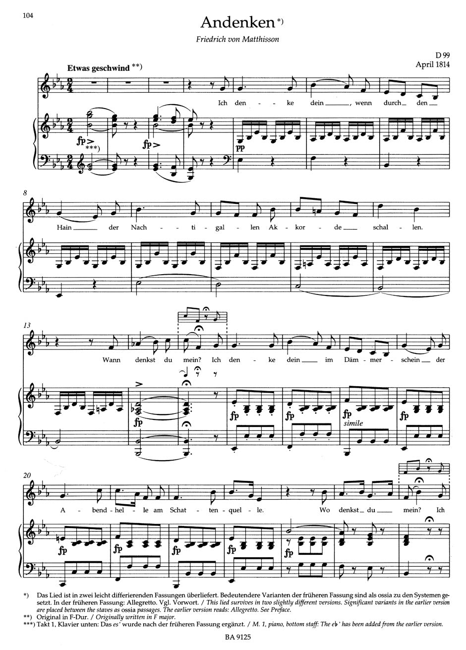 Schubert Lieder, Volume 5 (Medium Voice)