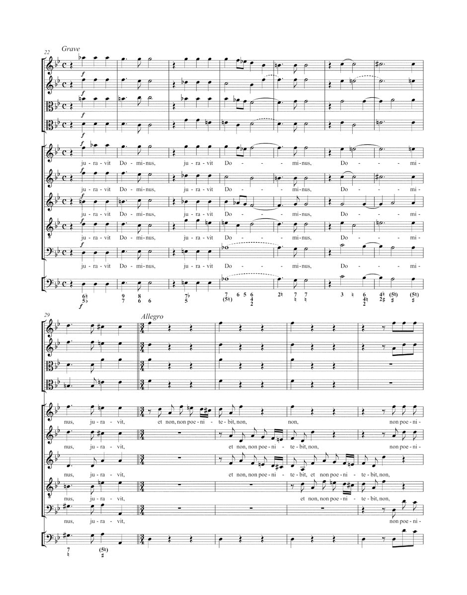 Handel Dixit Dominus HWV 232 (Psalm 109)