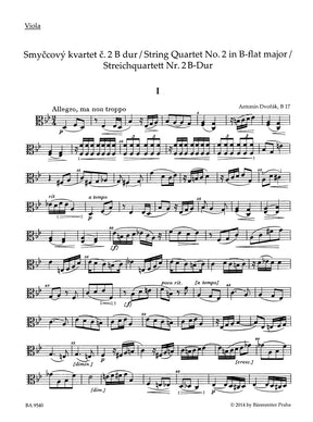 Dvorak String Quartet No 2 in B flat major
