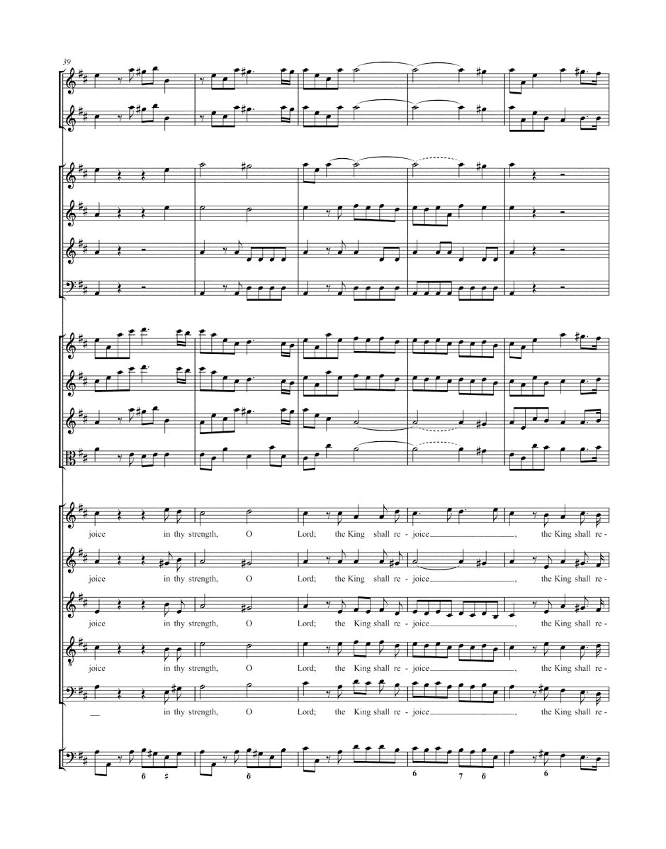 Handel The King shall rejoice HWV 260 -Coronation Anthem-