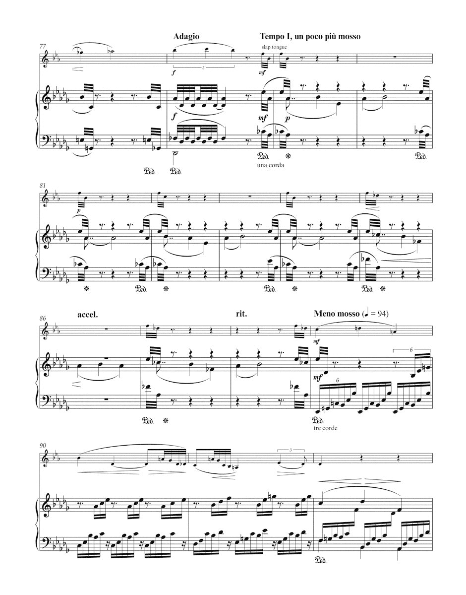 Janacek Sonata for Clarinet and Piano (after the Sonata for Violin and Piano)