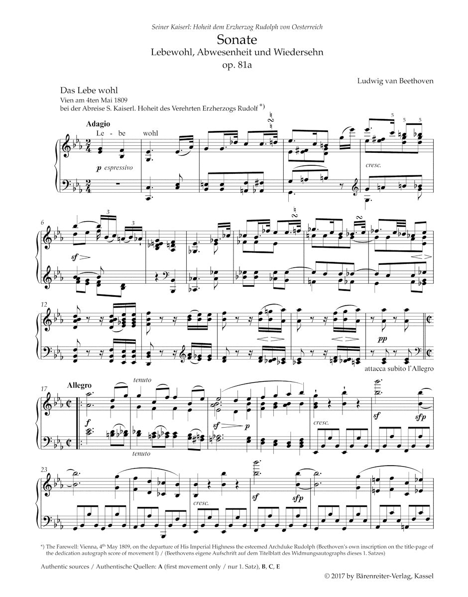 Beethoven Complete Sonatas for Pianoforte Volume 3