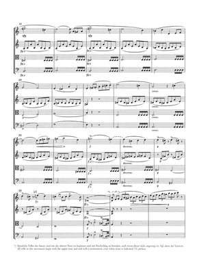 Schubert String Quartet A minor D 804 op. 29 "Rosamunde" / String Quartet C minor D 703 "Quartett-Satz" and fragment of the second movement