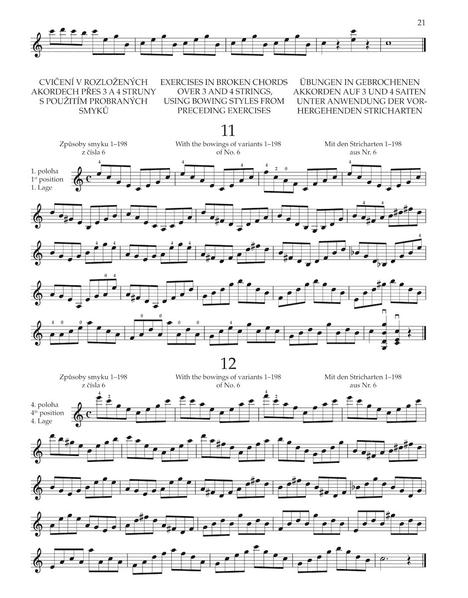 Sevcik School of Bowing Technique op. 2  (Book 1)