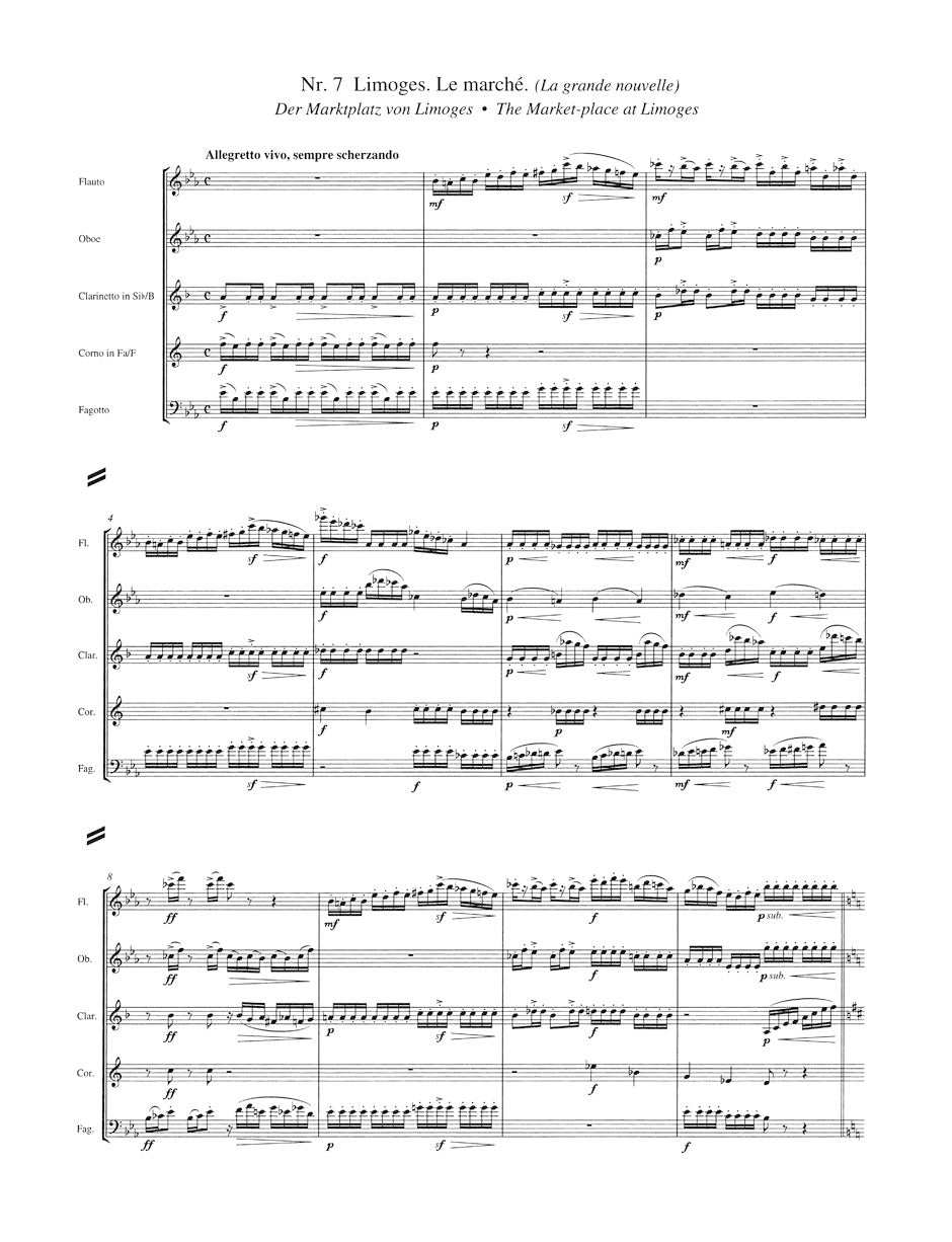 Mussorgsky Pictures at an Exhibition for Woodwind Quintet