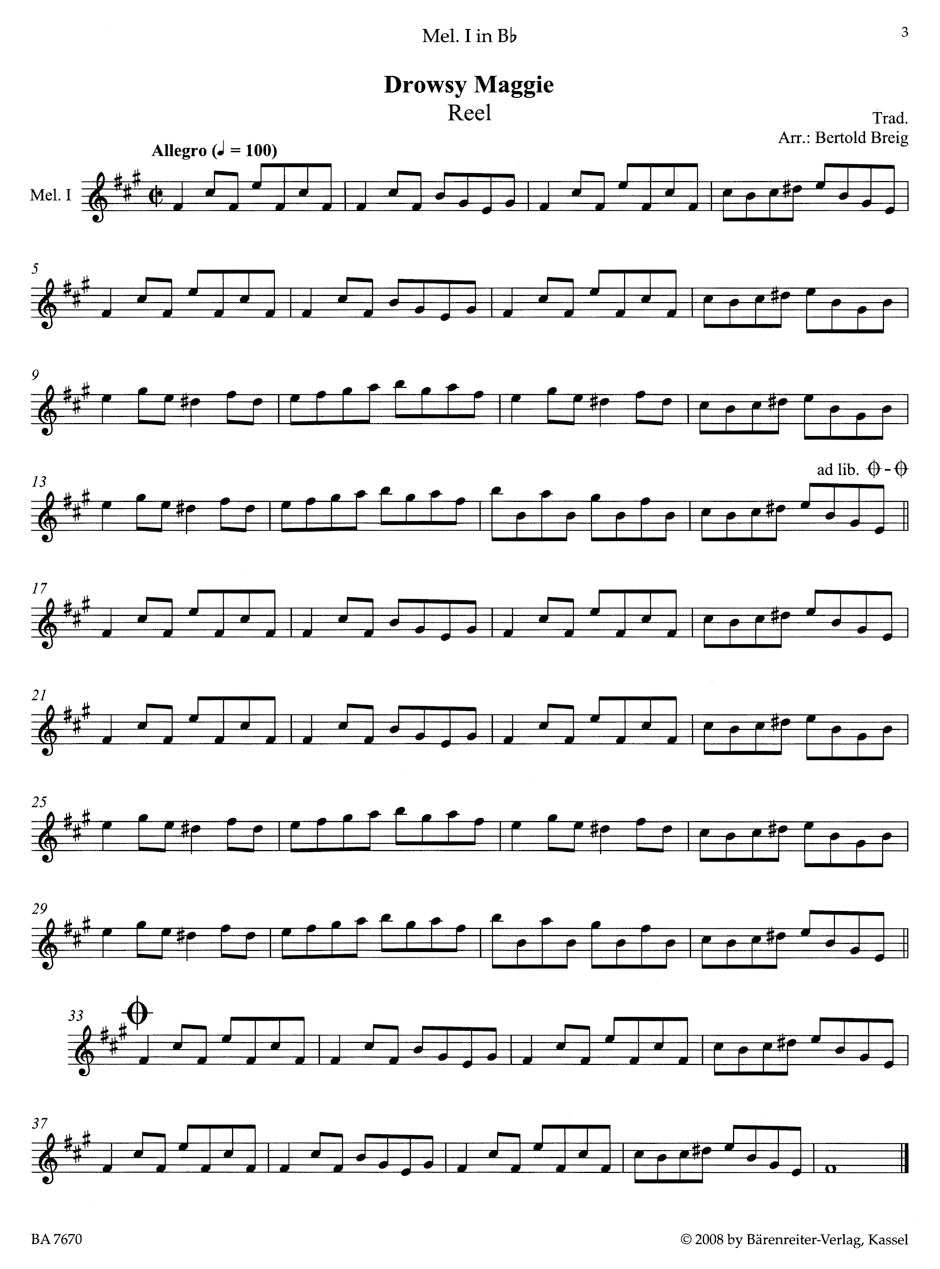 Irish - 9 Arrangements for Variable Instrumentation