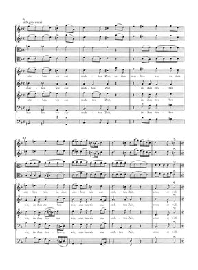 Bach Mighty God, His time is ever best BWV 106 "Actus tragicus" Study Score