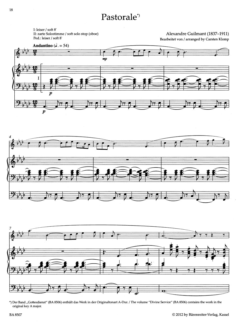 Organ Plus One -Communion- (Original works and arrangements for church service and concert)