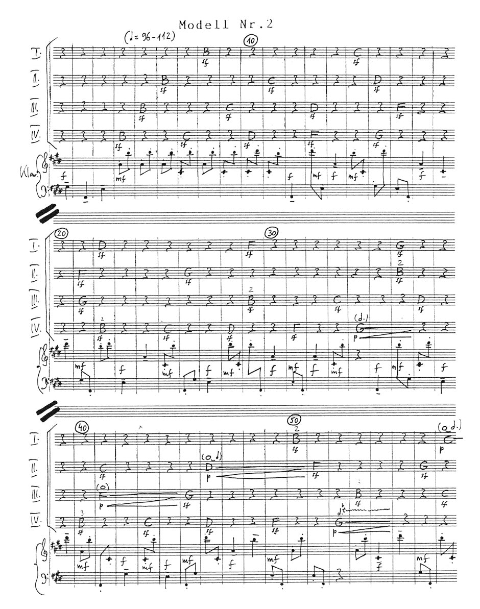 Clearance: Sari funf Klangmodelle fur obligates Klavier und 4 beliebige Melodie-Instrumente