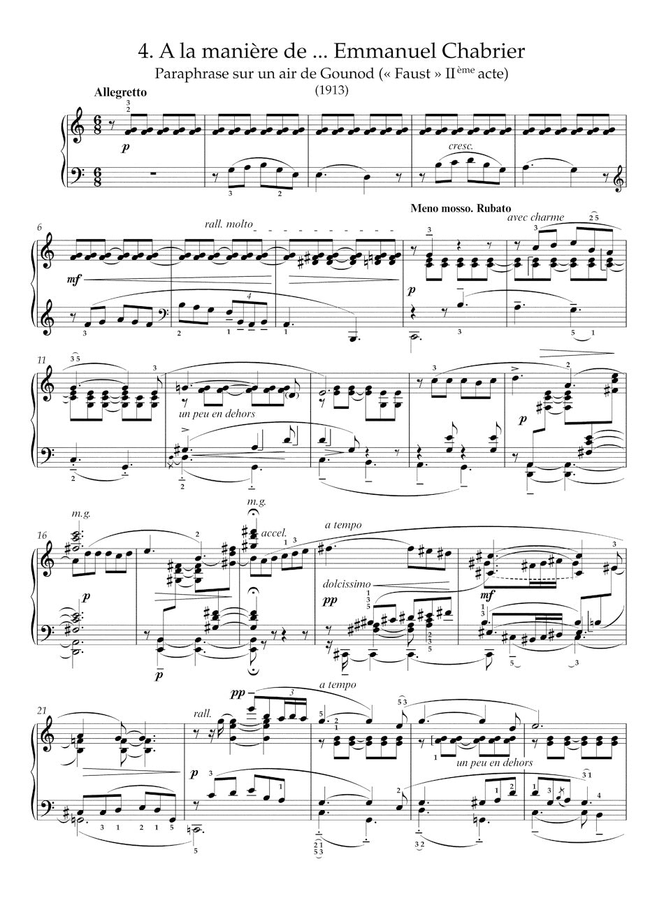 Ravel Easy Piano Pieces and Dances