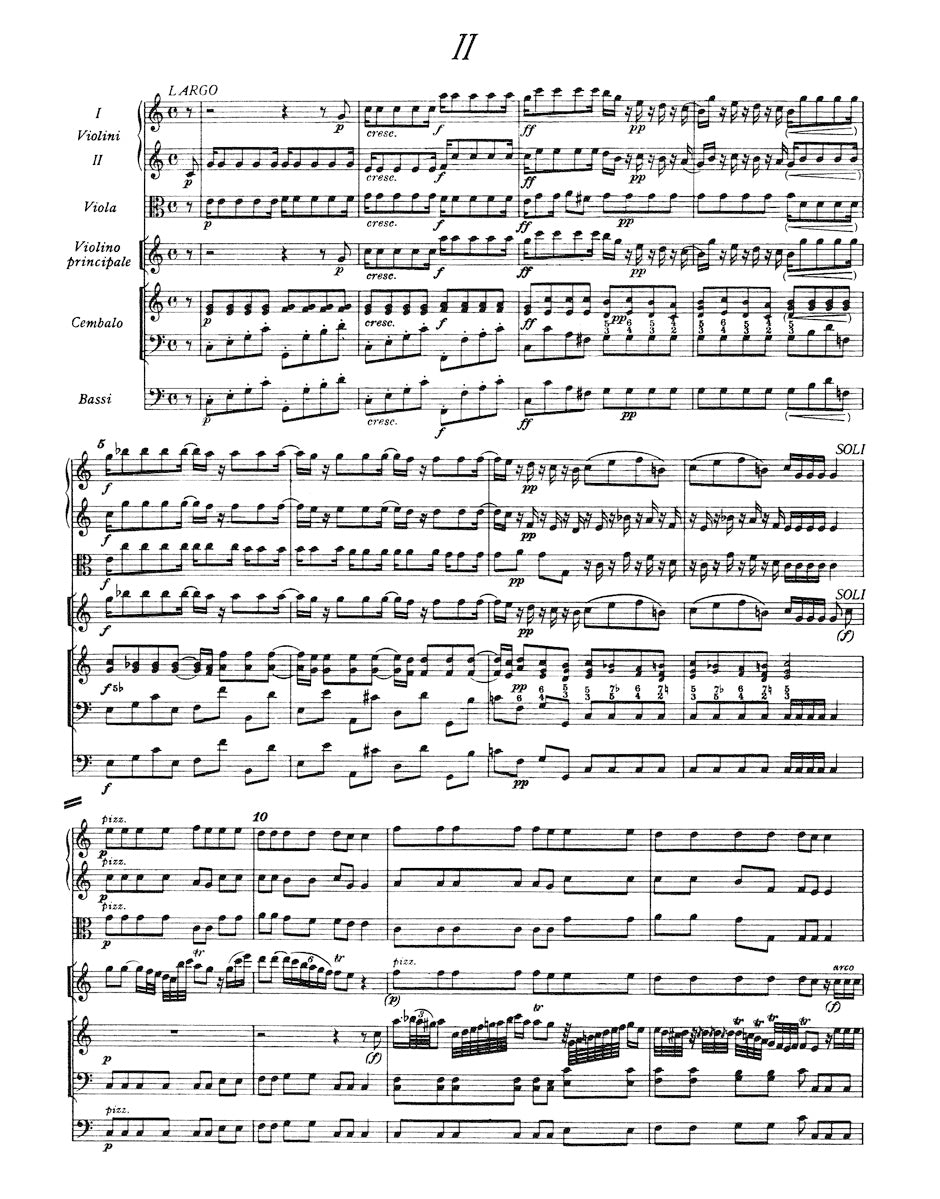 Haydn Concerto for Violin, Harpsichord and String Orchestra F major Hob XVIII:6*