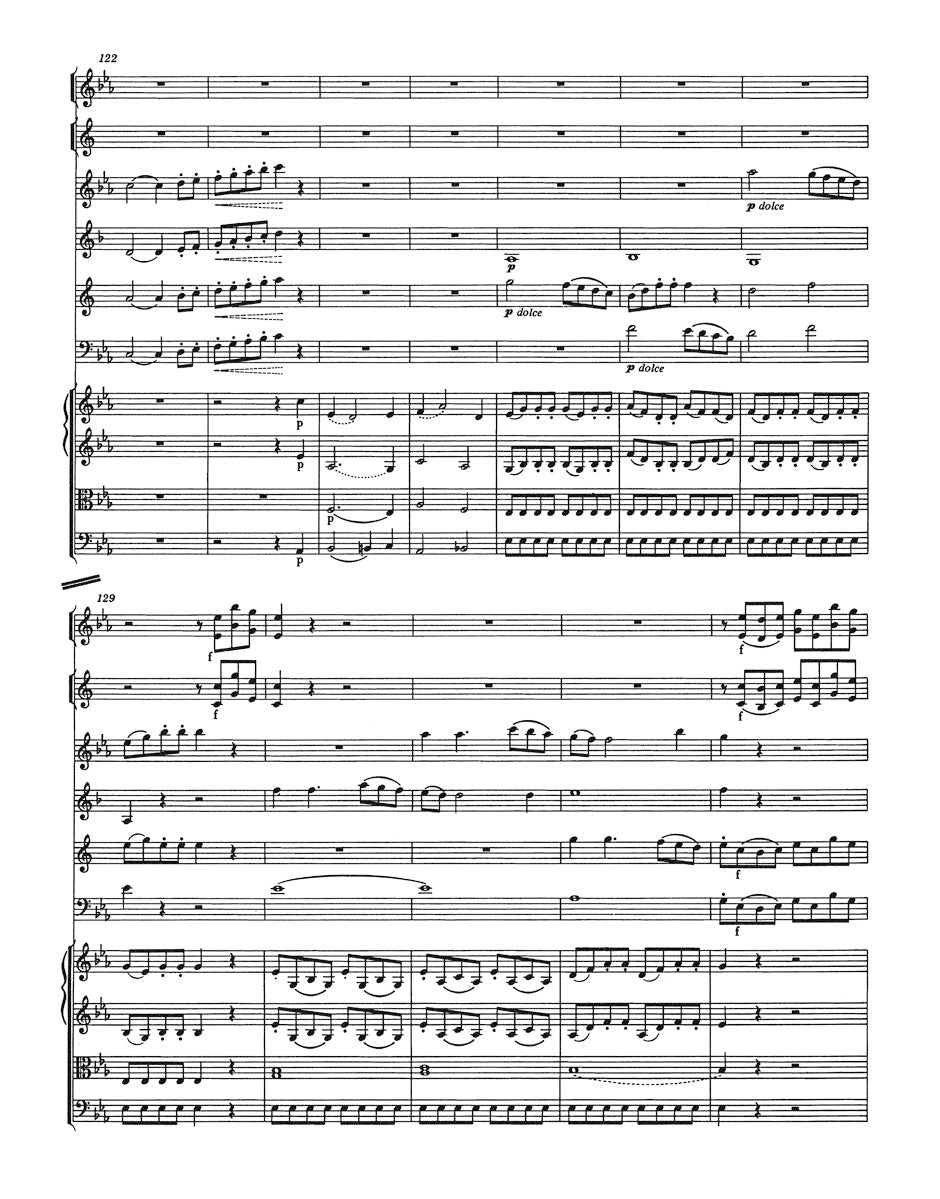 Mozart Sinfonia concertante for Oboe, Clarinet, Horn, Bassoon and Orchestra E-flat major K. Anh. I,9 (297b)