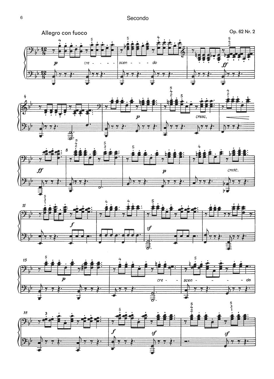 Mendelssohn 7 Songs Without Works for Piano 4 Hands op. 62/1-6, 67/1 (Bearbeitungen des Komponisten für den König und die Königin von England)