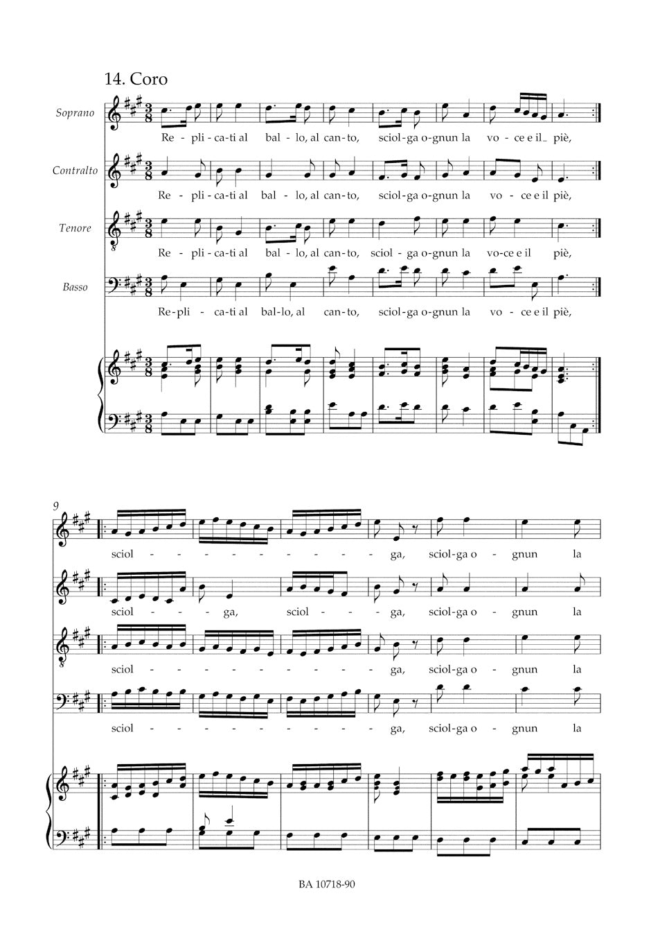 Handel Parnasso in festa per gli sponsali di Teti e Peleo HWV 73 -Serenata in 3 parts-