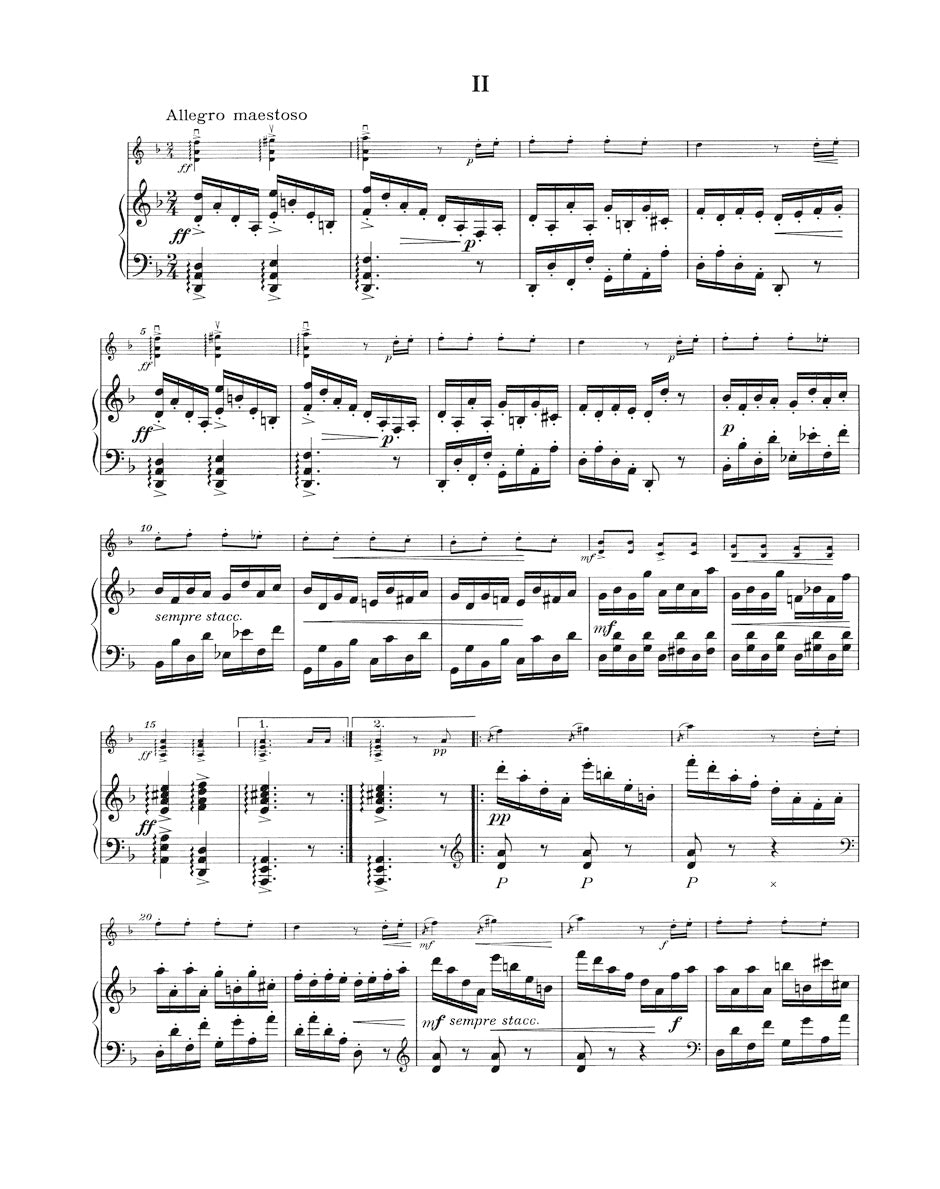 Dvorak Romantic Pieces for Violin and Piano op. 75