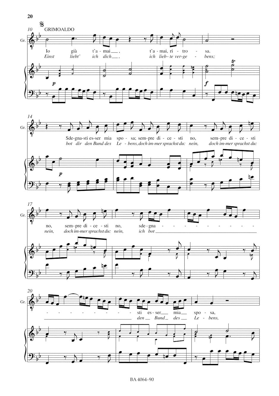 Handel Rodelinda, Regina de' Longobardi HWV 19 -Dramma per musica in thre acts-