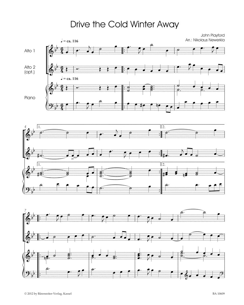 The English Dancing Master for Recorder (Flute) and Piano (second part ad lib.)