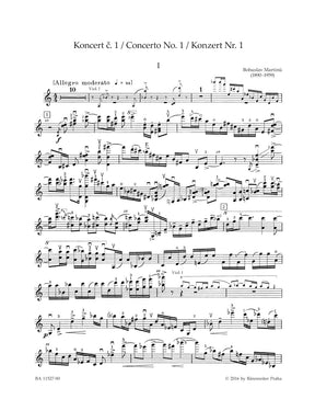 Martinu Concerto for Violin and Orchestra Nr. 1 H 226