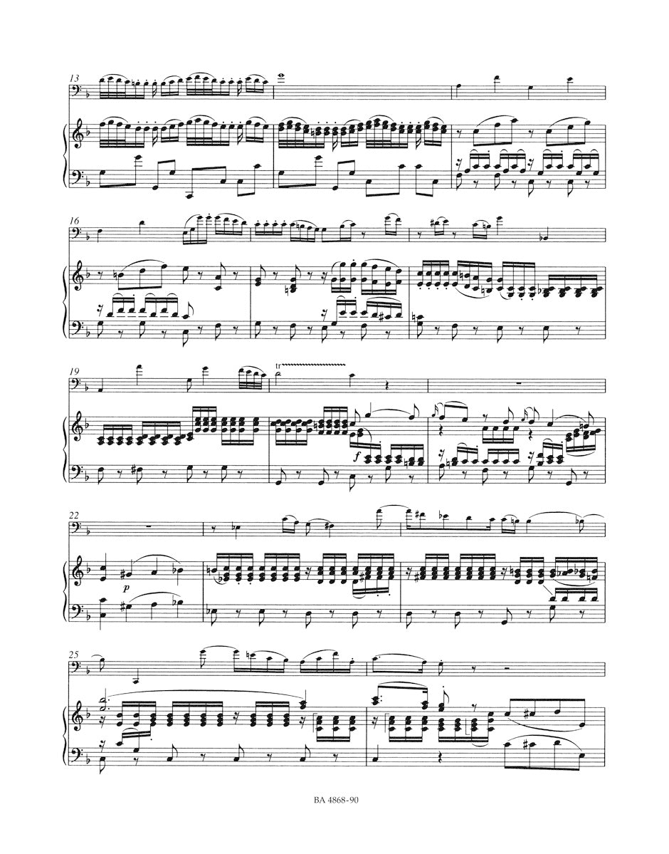 Mozart Concerto for Bassoon and Orchestra B-flat major K. 191(186e)