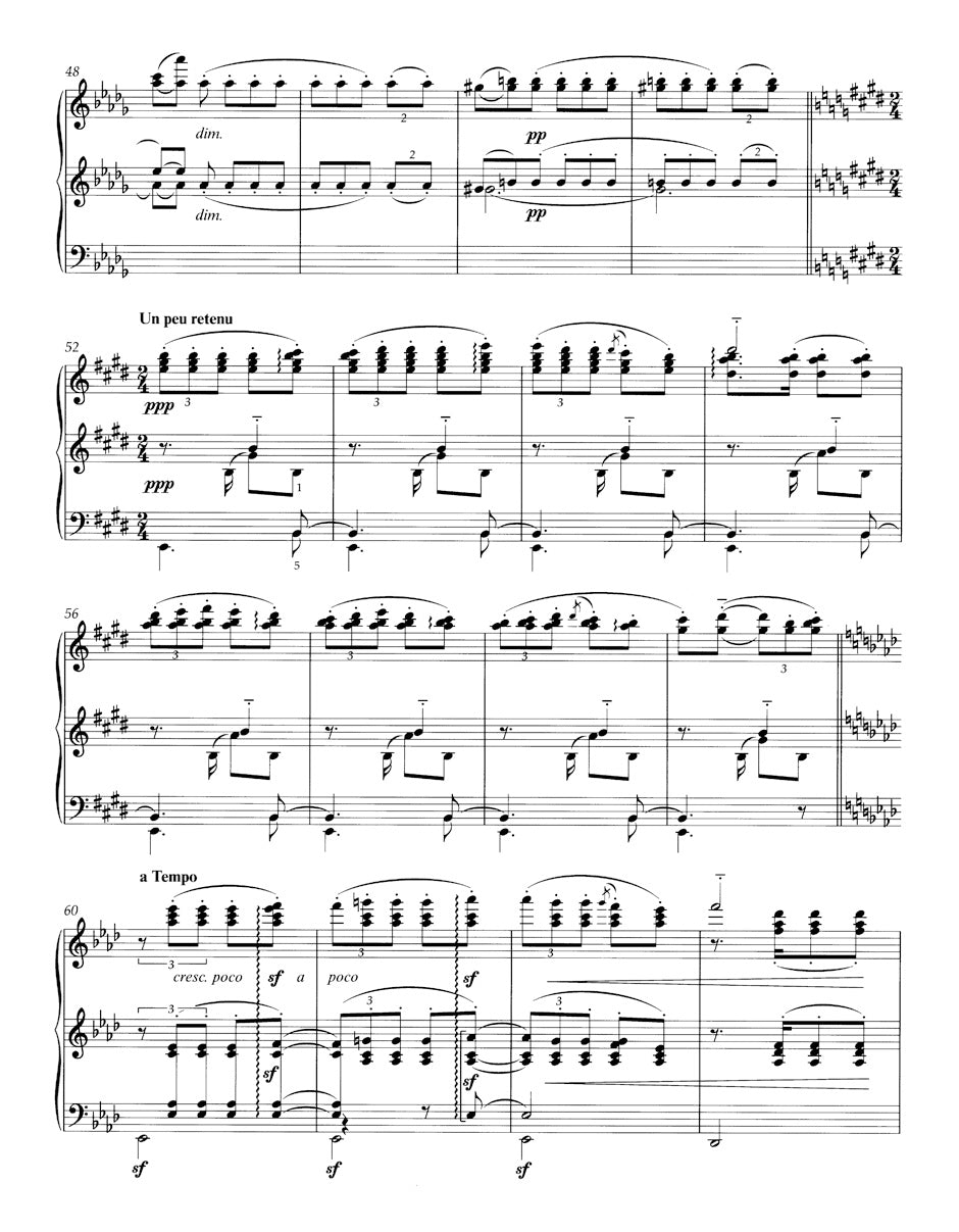 Chabrier Habanera for Piano
