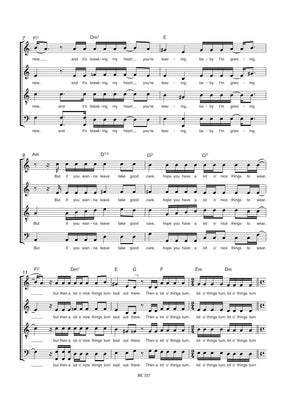 CAT STEVENS WILD WORLD SATB