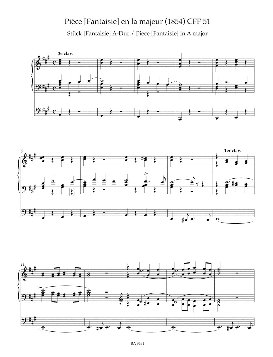 Franck Early Organ Works / Fragmente