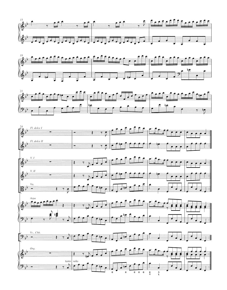 Handel Concerto for Harp and Orchestra B-flat Major op. 4/6 HWV 294
