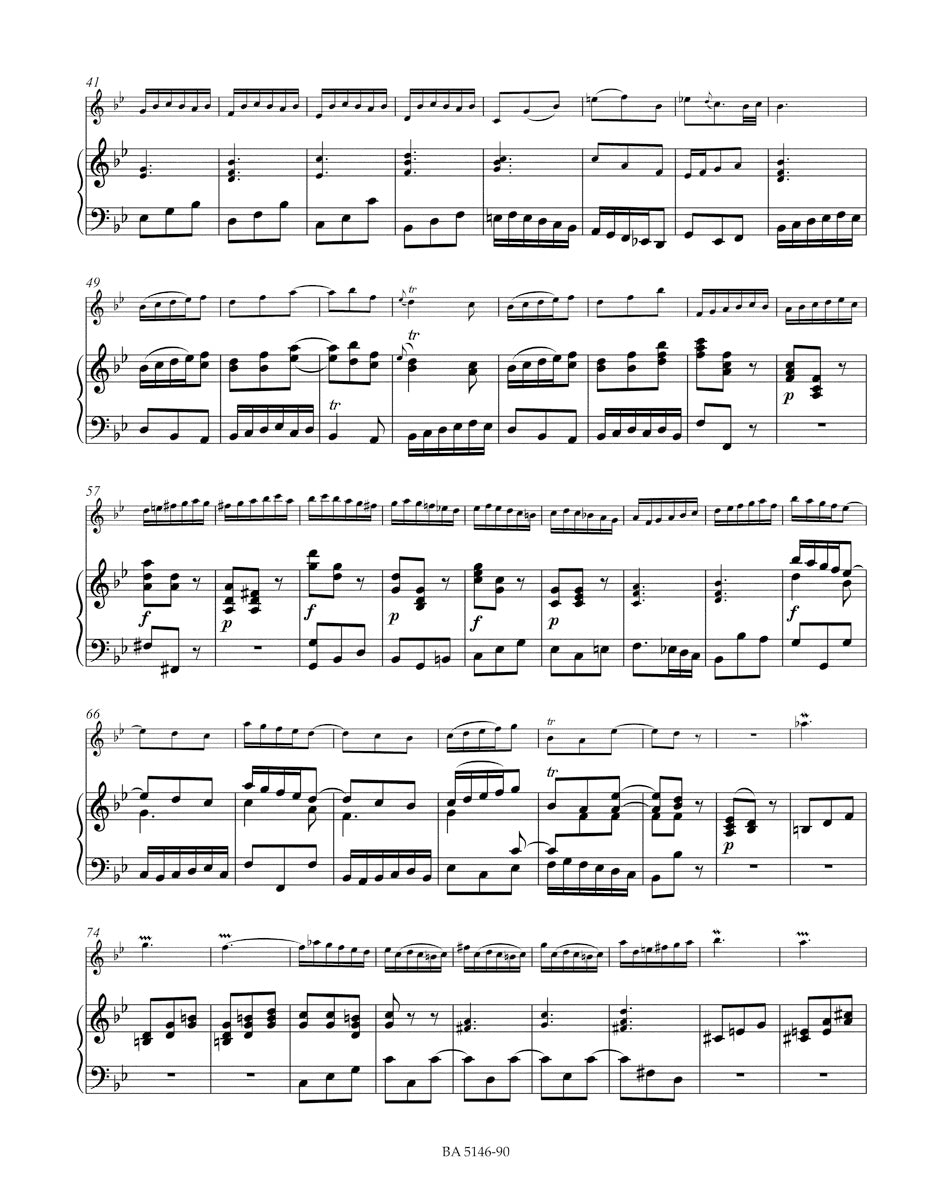 Bach Concerto for Violin, Strings, and Basso continuo in G minor BWV 1056