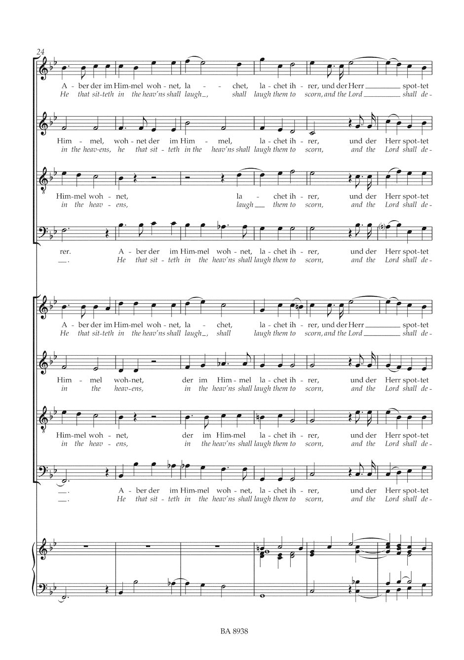Mendelssohn Why rage fiercely the Heathen op. 78 (Psalm No. 2)