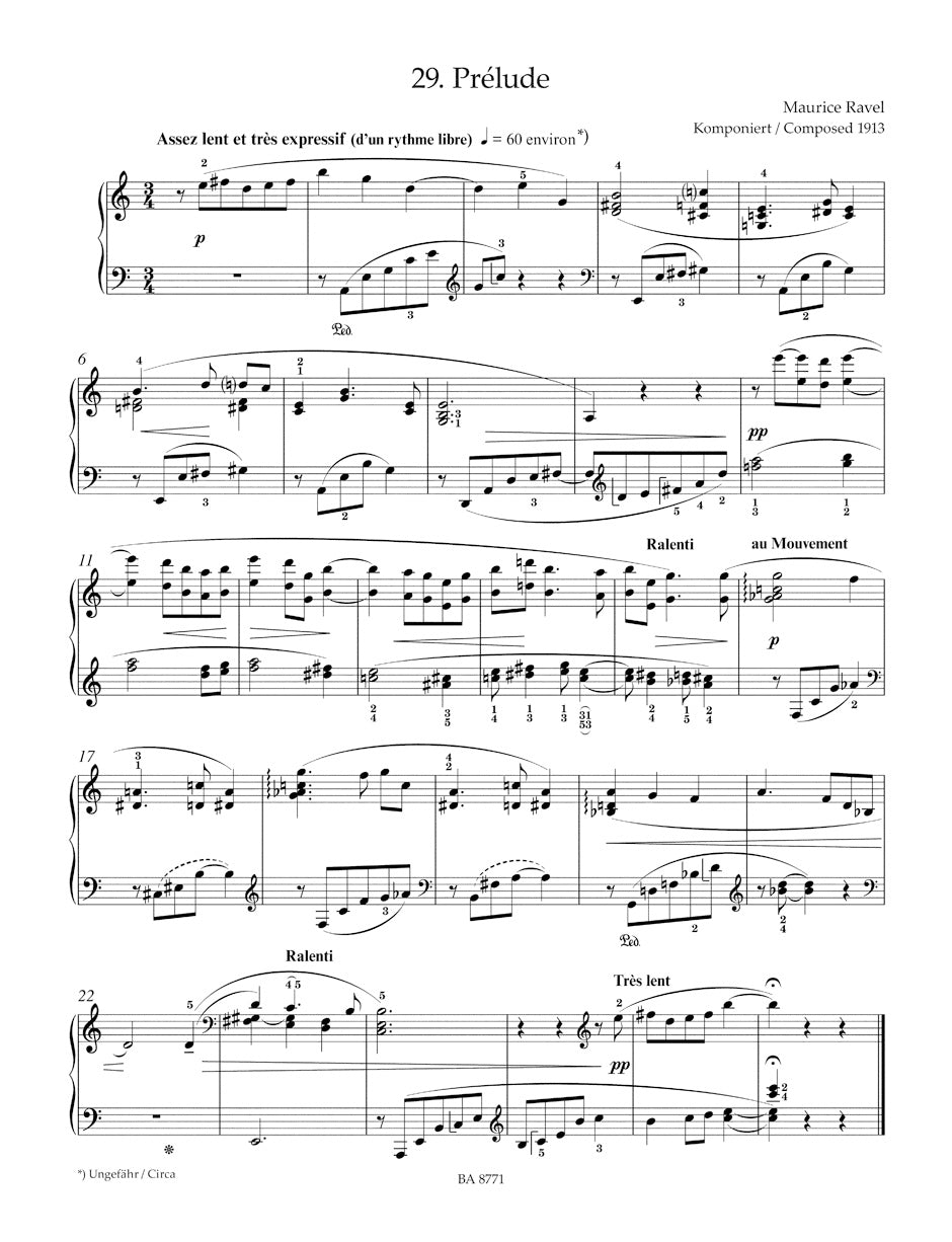 Bärenreiter Piano Album. From Handel to Ravel for Piano -39 easy originals-