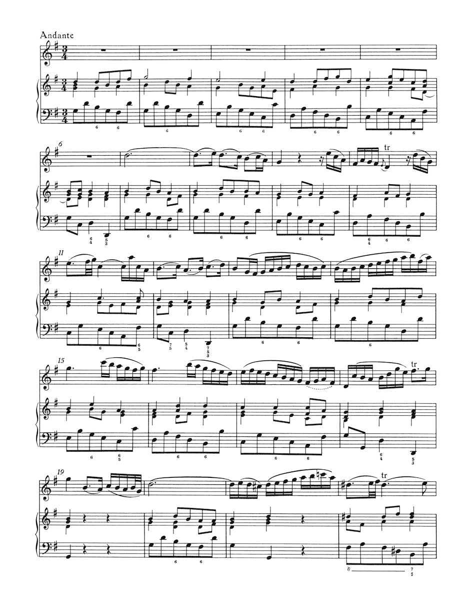 Bach 4 Sonatas -BWV 1034-1035 for Flute and Basso continuo. BWV 1030, 1032 for Flute and obbligato Harpsichord-